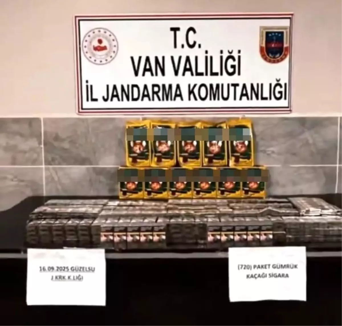 guzelsuda 720 paket kacak sigara ele gecirildi zfeJPE6O