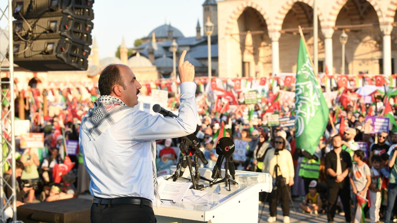 baskan altay gazzedeki soykirimin yil donumunde tum konyalilari yuruyuse davet etti 7EZGHf36